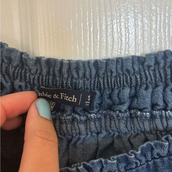 Abercrombie & Fitch Blue Denim Skirt - Picture 3 of 4